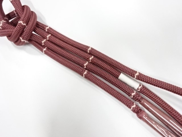 未使用品　正絹　手組帯締め